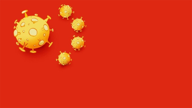 중국 오성홍기 국기 코로나 바이러스 001.jpg